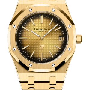 ROYAL OAK "JUMBO" Smoked Yellow Gold-Toned Dial 39mm
