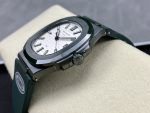 Patek Philippe Nautilus Green Rubber White Dial 5711 40MM Watch - Image 6