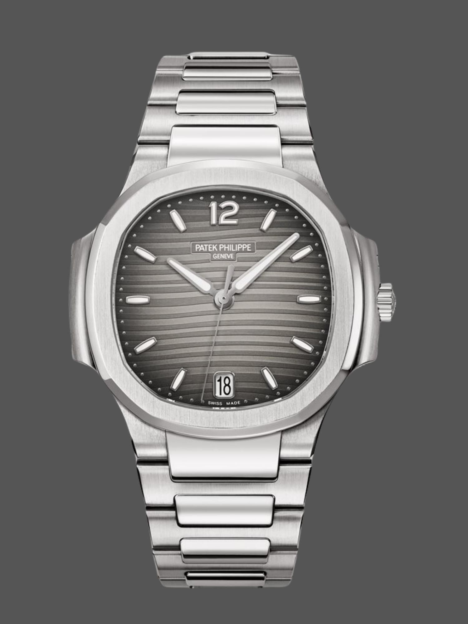 A33EDB8B-6C7A-5EC2-E3E8-36836A402E14 Replica Patek Philippe Nautilus 7118 1200A 011 Stainless Steel 40mm Mens Watch - Image 1