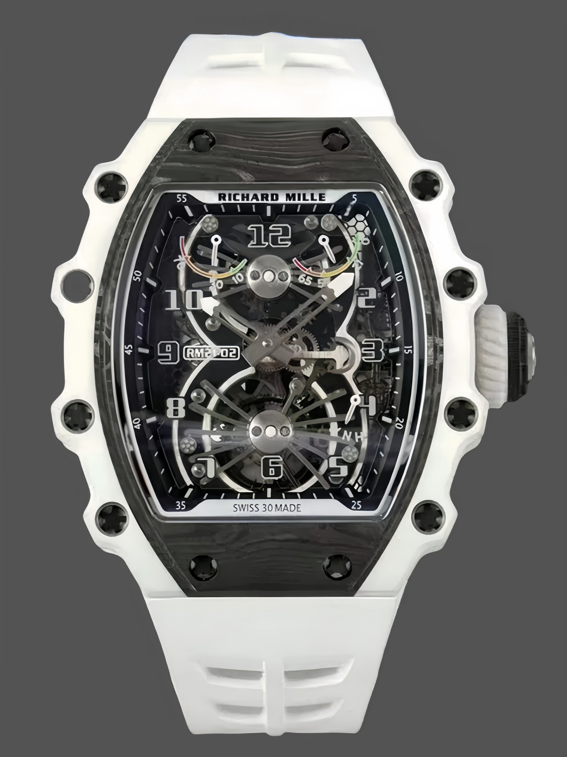 A39E326B-A81B-5630-8B3F-E49B9D63AB10 Richard Mille RM 21-02 Tourbillon Aerodyne Quarts TPT Carbon White - Image 1