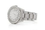 CHEAP ICED OUT WATCHES ROLEX DATEJUST 36MM AUTOMATIC STAINLESS STEEL WATCH FULL MOISSANITE WATCH 20.50CT - Image 4