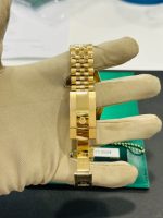 Rolex Sky-DwellerYellow Gold Sky-Dweller Jubilee 336938-0005 Fluted RingCommand Bezel Black Index Dial Watch 2024 - Image 6