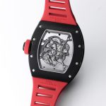 Richard Miller RM 055 RMUL2 NTPT Carbon Fiber Red Rubber Strap - Image 8