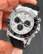 Rolex Cosmograph Daytona White Gold Meteorite 116519LN Replica - Image 6