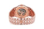 MOISSANITE AUDEMARS PIGUET SKELETON 41MM WATCH ROSE GOLD FULL ICED 24.00CT - Image 3