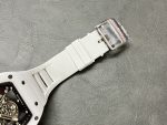 Richard Miller RM 055 RMUL2 NTPT Carbon Fiber Black Mark White Rubber Strap - Image 8