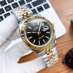 Rolex Datejust 41 Black Dial Men's Gold & Steel Watch 126333-0014 - Image 10