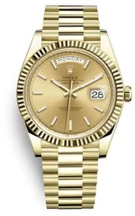 Rolex Day-Date 40 18K Yellow Gold Champagne Dial Men's Watch M228238-0003