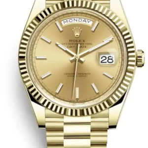 Rolex Day-Date 40 18K Yellow Gold Champagne Dial Men's Watch M228238-0003