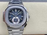 Patek Philippe Nautilus Chronograph Stainless Steel Blue Dial 5980 1A 001 - Image 3