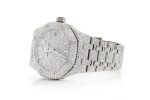 ICED OUT AP ROYAL OAK 41MM STAINLESS STEEL FULL MOISSANITE STUDDED WATCH - Image 2