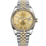 Rolex Sky-Dweller Champagne Dial Men's Watch 326933-0001
