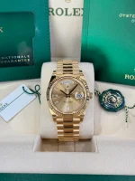 Rolex Day-Date 40 18K Yellow Gold Champagne Dial Men's Watch M228238-0003 - Image 2