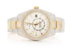 Iced-out Diamond Watches 42MM ROLEX Datejust Automatic Stainless Steel