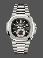 Patek Philippe Nautilus Chronograph Stainless Steel Black Dial 5980 1A 014