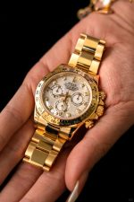 Rolex Cosmograph Daytona White Mother of Pearl Diamond Dial, Yellow Gold, 116508 - Image 2