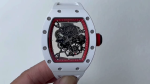 Richard Miller RM 055 RMUL2 NTPT Carbon Fiber White Case Red Mark - Image 2