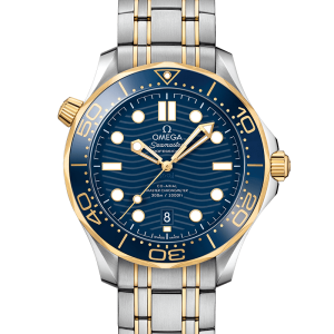Seamaster Diver 300m Blue yellow gold 42mm