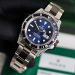 Rolex Submariner Date 18K White Gold Diamonds 116659 SABR - Image 13