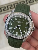 Patek Philippe Aquanaut 5167 300G 010 Black & Green & Brown 40mm - Image 16