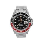 Rolex GMT-Master II, Coke, 40mm, Stainless Steel, Black Dial, 16760
