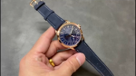 Patek Philippe Complications Rose Gold Blue 5224R 001 42mm Replica - Image 2