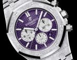 ROYAL OAK FROSTED GOLD CHRONOGRAPH Plum purple Dial 41mm - Image 2