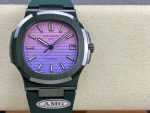 Patek Philippe Nautilus Green Rubber Purple Dial 5711 40MM Watch - Image 3