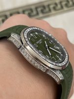 Patek Philippe Aquanaut 5167 300G 010 Black & Green & Brown 40mm - Image 19