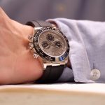 Rolex Daytona White Gold Steel Dial Oysterflex Strap116519ln-0027 Replica - Image 10