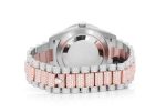 ICED OUT ROLEX FOR SALE DAY-DATE 40MM AUTOMATIC WATCH TWO TONE MOISSANITE 23.43ctw - Image 3