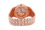 AP ICED OUT ROYAL OAK 41MM ROSE GOLD FULL MOISSANITE WATCH - Image 4