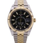 Rolex Sky-Dweller, 42mm, 18k Yellow Gold, Stainless Steel, Black Dial, 330933 - Image 2