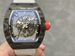 Richard Miller RM 055 RMUL2 NTPT Carbon Fiber Black Rubber Strap - Image 12