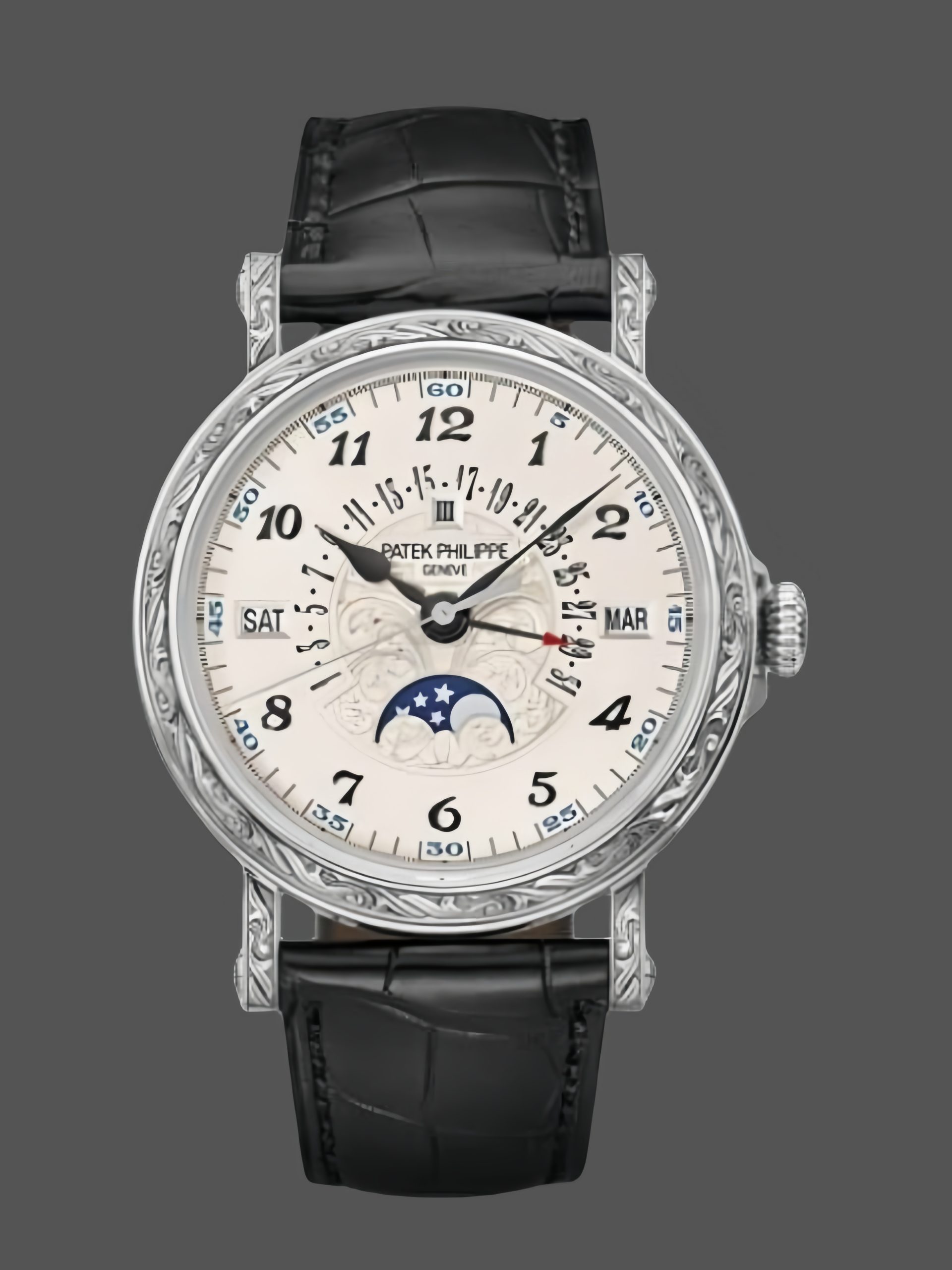 D69F431D-5C50-B023-C5CF-A3D7980E4A95 Patek Philippe Grand Complications 5160 500G 001 38mm Unisex Replica Watch - Image 1