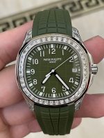 Patek Philippe Aquanaut 5167 300G 010 Black & Green & Brown 40mm - Image 14
