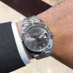 Rolex DateJust 41 Rhodium Diamond Dial 126334 Steel & 18k White Gold - Image 4