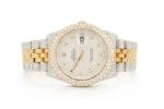 ROLEX Oyster Perpetual Diamond Datejust 41MM two-tone gold full iced moissanite 19.30CT