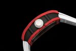 Richard Mille RM07-01 Racing Red Carbon White Rubber Strap 46mm Ladies Watch - Image 4