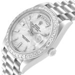 Rolex Day-Date 40 Platinum Meteorite Diamond Dial Diamond Bezel Men's Watch M228396TBR-0027 - Image 13