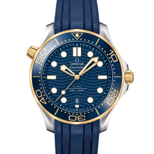 Seamaster Diver 300m Blue yellow gold 42mm