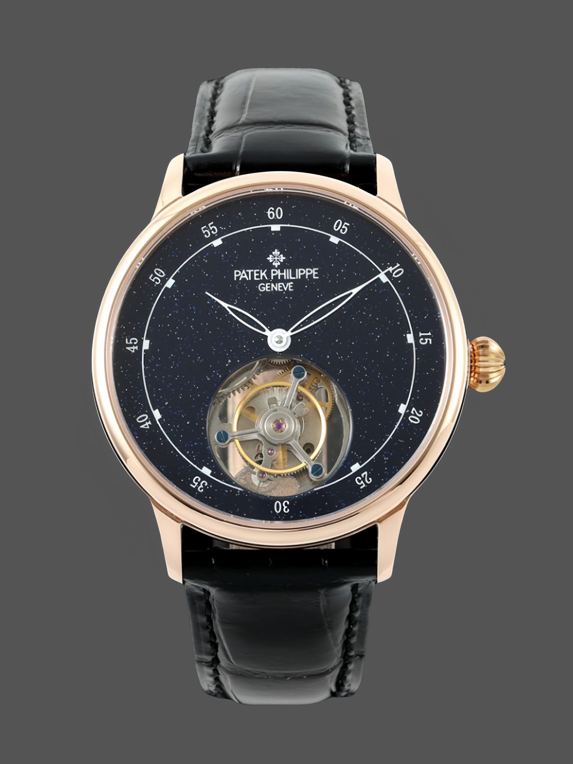 E43A2737-C78C-256D-39C8-B123B44A35D2 Patek Philippe Grand Complications Sky Moon Tourbillon Rose Gold 6102P 001 Watch - Image 1