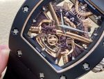 Richard Mille RM47 Edition Tourbillon Skeleton Black Ceramic Casing Watch - Image 5
