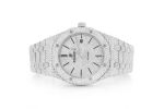 AUDEMARS PIGUET ROYAL OAK 41MM MOISSANITE DIAMOND SLIVER WATCH
