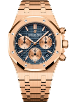 ROYAL OAK Pink Gold Blue Dial CHRONOGRAPH 41mm
