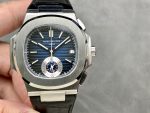 Patek Philippe Nautilus Chronograph Stainless Steel Blue Dial 5980 1A 001 - Image 12