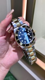 Rolex Submariner Date Two Tone Oyster Bracelet Men's Watch 126613LN - Image 3