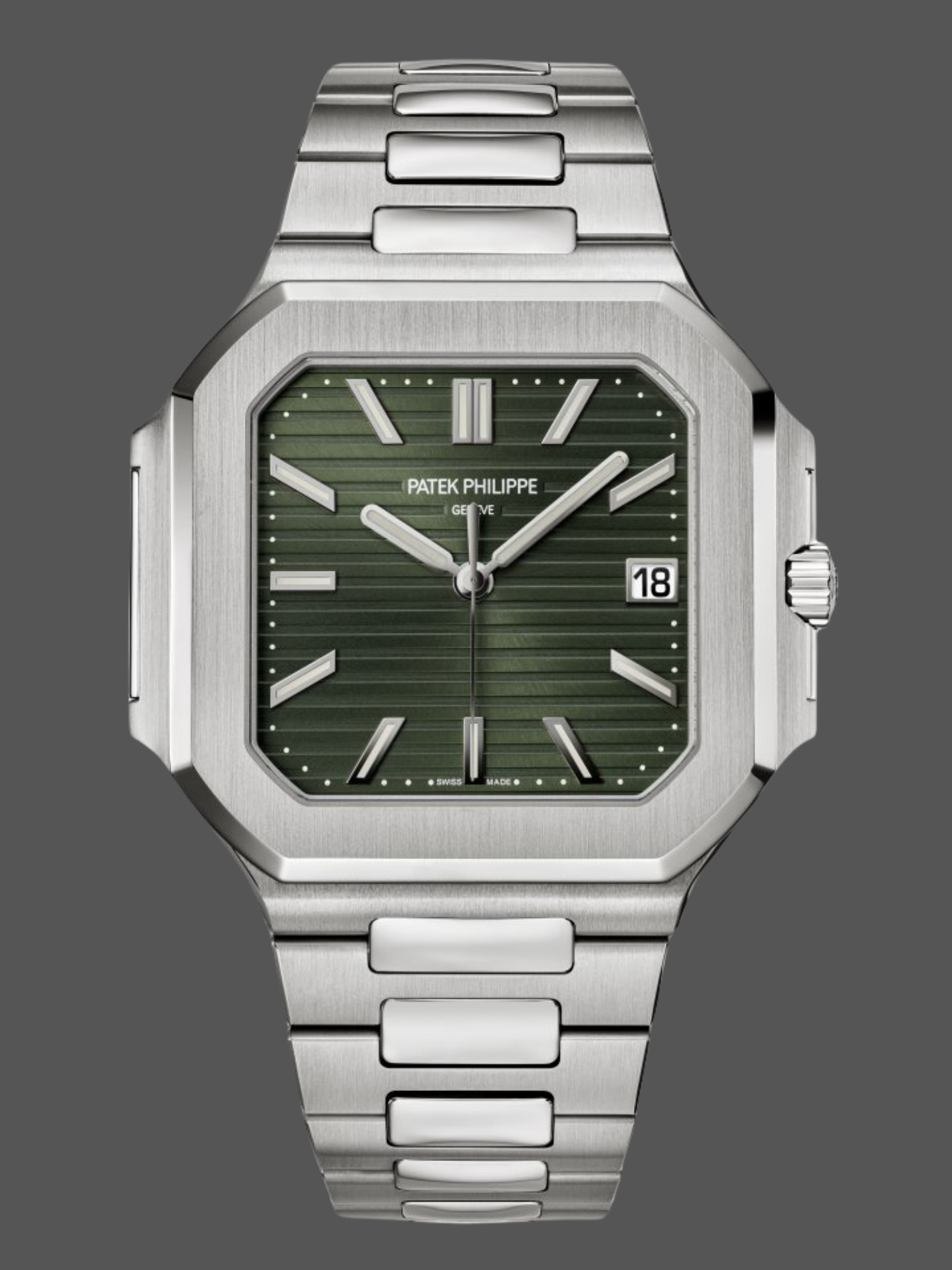 EDCB39AB-017C-274D-8413-2E61BE66EB70 Patek Philippe Cubitus Date Sweep Seconds 5821 1A 001 Men's Watch - Image 1