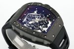 Richard Miller RM 055 RMUL2 NTPT Carbon Fiber Black Rubber Strap - Image 5