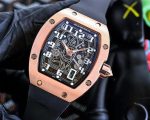 Richard Mille RM 67-01 Skeleton Arabic Automatic Winding Rose Gold Watch - Image 4